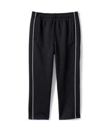 Lands' End School Uniform Kids Active Track Pants 8 Black