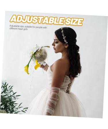 MAGICLULU headgear gajra for hair wedding Fashion manual women's Headband headband hair accessories for bride girl alloy hair accessories teen headpiece Miss - Buy Online on GoSupps.com