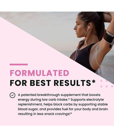 Women's Fat Burner & Weight Loss Supplement | Metabolism Booster & Appetite Suppressant for Belly Fat | Diet Pills with Keto goBHB Exogenous Ketones | 60 Capsules - Buy Online on GoSupps.com
