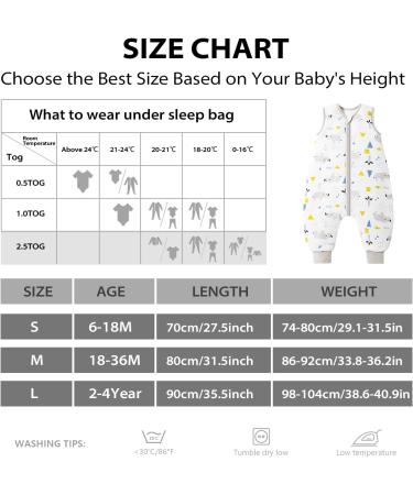 Mosebears Baby Sleeping Bag - 100% Organic Cotton, All Year Round, Winter 2.5 Tog - Various Sizes - Buy Online on GoSupps.com