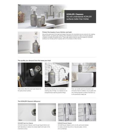 Kohler K-23736-NA Furniture Polish - Premium 8 Fl Oz for International Shipping | Best Online Price - Buy Online on GoSupps.com