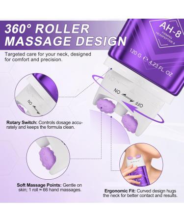  QUANHAO AH-8 Firming Neck Cream 120 g neck and d collet cream with hexapeptides firming cream roll for the - Buy Online on GoSupps.com