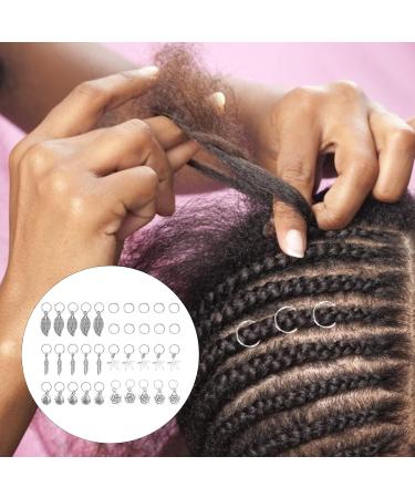 Dreadlocks Hair Braiding Rings Oxidation Rust Resistant Hair Braiding Rings with Small Rings for Hair Braiding for Beard Braiding - Buy Online on GoSupps.com