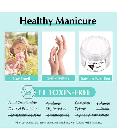 Unibouti Clear Dip Powder Nail Color 2.1oz - Nail Salon/DIY Refill Set - Buy Online on GoSupps.com