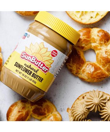 Sunbutter B41295 Sunbutter Natural Sunflower Seed Spread - 16oz - Buy Online on GoSupps.com