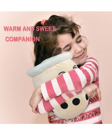 Anboor Bubble Tea Plush Pillow - 35cm Brown Boba Stuffed Toy for Kids | Soft and Cute Gift for Babies, Children | Stuffed Animals Plushies - Buy Online on GoSupps.com