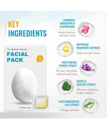 Zombie Face Mask Peel Off - Hydrating Anti-Aging & Pore Tightening Pack (8 Masks) for Smooth Skin - All Skin Types - Buy Online on GoSupps.com