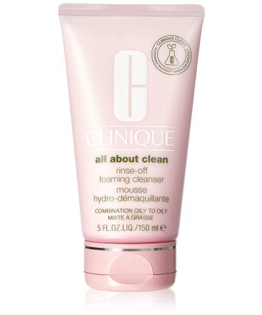Clinique RINSE OFF-FOAMING CLEANSER (TYPE II) Unscented 150 ml (Pack of 1)