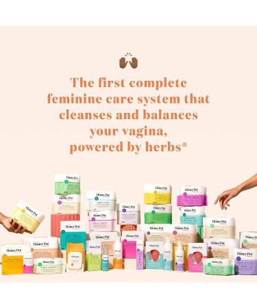 Honey Pot Herbal-Infused Postpartum Pads with Wings - 12 Count | Natural Comfort & Care - Buy Online on GoSupps.com
