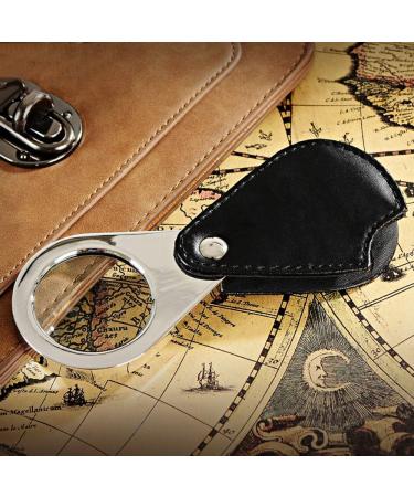 Pull Portable Magnifying Glass 2.5 Times / 45 Times Handheld Reading Magnifying Glass high Power Mirror with LED Lights Made in China - Buy Online on GoSupps.com