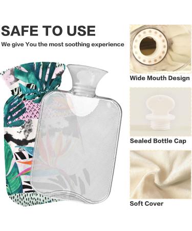 Naanle Tropical Paradise Flower Hot Water Bottle | 1L Heat & Cold Therapy for Back Pain Relief Hand & Foot Warmer - Buy Online on GoSupps.com