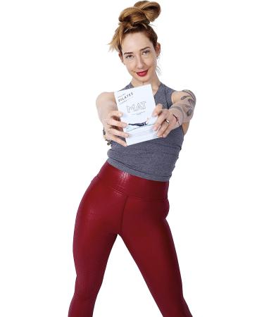 Online Pilates Mat Deck with 42 All-Levels Fitness Flash Cards | Home Gym Exercise Set with Video Tutorials for No-Equipment Workouts - Buy Online on GoSupps.com