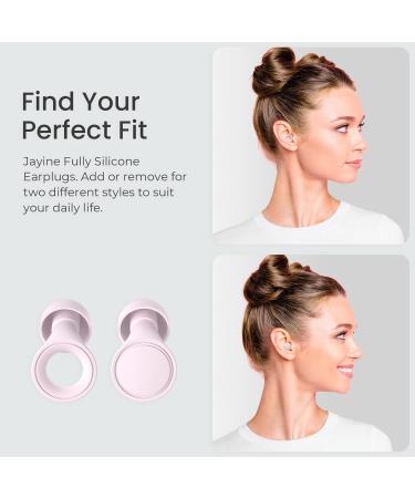 2 Pairs of Soft Silicone Ear Plugs for Sleeping | 25dB Noise Reduction | Reusable Hearing Protection | Includes 8 Ear Tips (S/M/L) - Pink - Buy Online on GoSupps.com