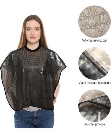 3-Piece Waterproof Hair Dye Capes Set - Salon Capes for Hair Stylists & Clients | Beard Shampoo & Cutting Smocks | Available in 3 Colors - Buy Online on GoSupps.com