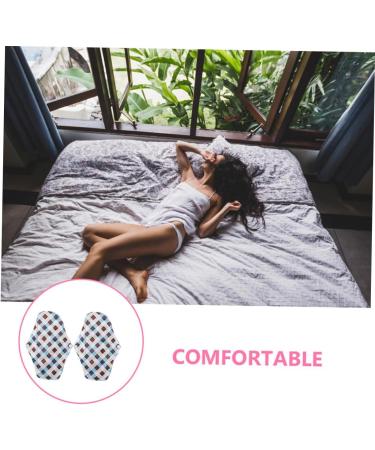 Exceart 8-Piece Washable Menstruation Pads Set | Reusable Sanitary Napkins with Storage Pockets - Eco-Friendly Solution for Women & Girls - Buy Online on GoSupps.com