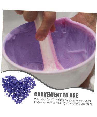 Minkissy 12 Packs Hard Wax Beans for Hair Removal - Ideal for Face Armpit & Body - Violet Facial Wax Beads - Smooth Skin Solution - Buy Online on GoSupps.com