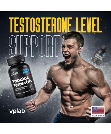 VPLab Ultra Men's Tribulus Terrestris - Daily Multivitamin Supplement for Men with Tribulus Terrestris Extract and Zinc - Supports Levels & Immune System 90 Capsules - Buy Online on GoSupps.com
