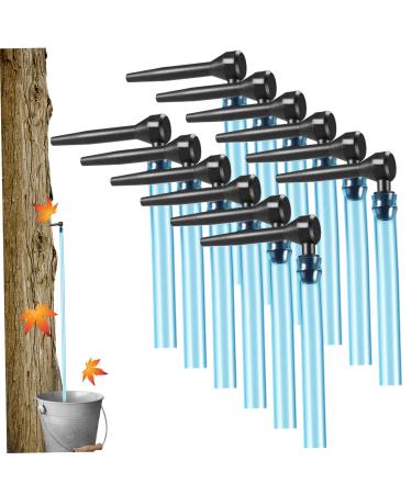 12 Set Maple Syrup Taps with 24in Tubes Maple Syrup Supplies Food Grade Non-Slip Maple Syrup Tapping Kit L-Shaped Tree Taps for Syrup Maple Syrup Supplies