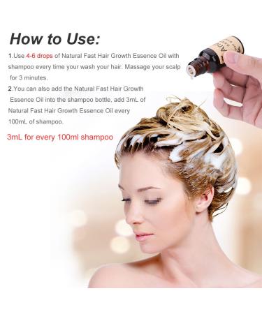 Essence Oil for Hair Loss Treatment | Accelerate Fast Thick Hair Growth for All Hair Types - International Shipping Available - Buy Online on GoSupps.com