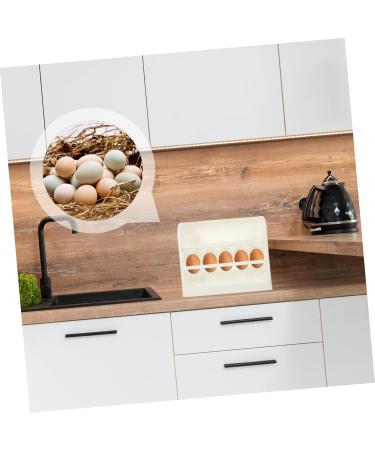 Yardenfun Egg Storage Box Egg Holder for Fridge 3- Layer Egg Storage Container Reusable Egg Holder Crisper Dog White 25.5X21.5X10CM - Buy Online on GoSupps.com