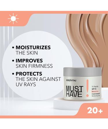 Farmec SA DD Hydratating Cremes by 1 Peptiden and SPF 15 Vitamin E DD Cremes Daily Defense Uniforms Protected and Tonic Huid 50 ml Grovidal Must Have - Buy Online on GoSupps.com