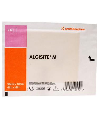Smith and Nephew 59480200 Algisite M Calcium Alginate Dressings 4 x 4 - Box of 10