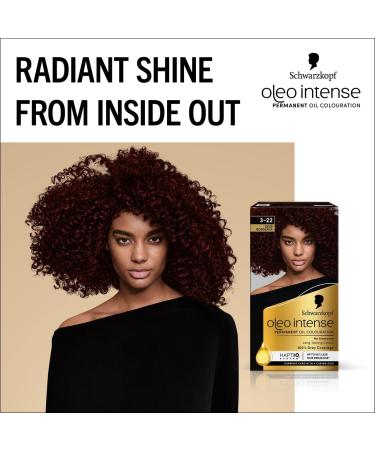 Schwarzkopf Oleo Intense Permanent Deep Bordeaux Hair Color 115g - Pack of 1 - Buy Online on GoSupps.com