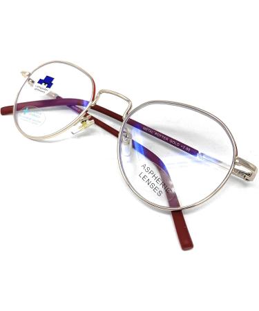 Buy Blue Light Filter Reading Glasses | Venice METAL POTE Modern Vintage Red +1.50 | Anti-Blue Light Computer Glasses for Men & Women - International Shipping Available - Buy Online on GoSupps.com