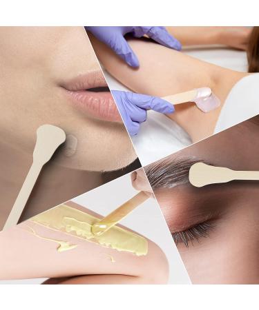 ARTOLF 100 Pcs Wooden Wax Sticks for Hair Removal & Craft | Eyebrow Waxing Spatulas Applicator - Buy Online on GoSupps.com