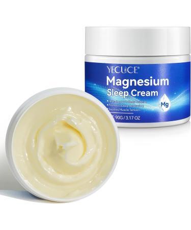 Magnesium Soothing Sleep Cream Magnesium Skin Muscle & Body Calm Moisturing Butter Relief for Restless Legs | Muscle Joint Relaxant for Cramps & Pain Natural Sleep Support(90g) - Buy Online on GoSupps.com