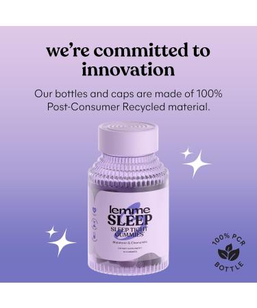 Lemme Sleep Gummies with 5mg Melatonin Elderberry Magnesium L-Theanine Chamomile and Lavender Drug-Free Nighttime Sleep Aid Gluten Free Gelatin Free Non GMO Berry Flavored (60 Count) - Buy Online on GoSupps.com