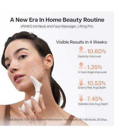 Iris Neck Face Massager - Pro Face Sculpting Tool for Radiance Contouring & Elasticity | All-in-1 Facial Device with Charging Base | Home Spa - International Shipping - Buy Online on GoSupps.com