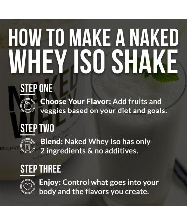 NAKED Chocolate Whey Isolate Protein Powder (24 Servings) Pure Micronized Creatine Monohydrate 500g (100 Servings) Grass-Fed Bulk Non-GMO Gluten Free Soy Free - Buy Online on GoSupps.com