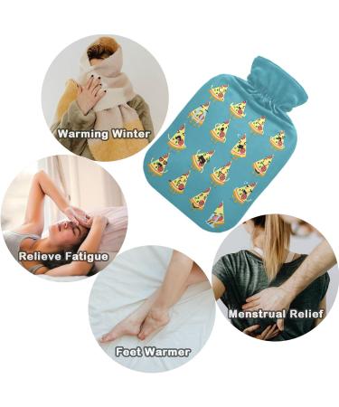 Buy Naanle Funny Pizza Heat Bottle - 2L Transparent Hot Water Bottle for Bed Hand & Feet Warmer | Pain Relief & Cold Therapy - Buy Online on GoSupps.com