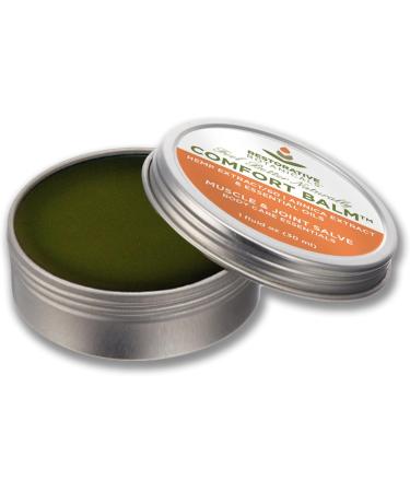 Restorative Botanicals 60mg Hemp Oil Salve with Arnica, 1oz - Soothing Comfort Balm - Buy Online on GoSupps.com