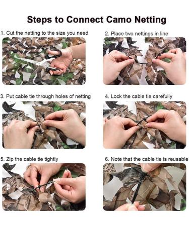 FLYEGO Camo Netting Bulk Roll - Lightweight Waterproof Mesh Net for Hunting, Sunshade, Decoration - 5ft x 16.4ft - Camouflage Netting for Duck Hunting and Car Cover - Buy Online on GoSupps.com