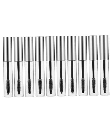 Beatifufu 10pcs Mascara Empty Tube Empty Eyeliner Tube Multi- Use Mascara Tubes Creme Makeup Cosmetic Plastic