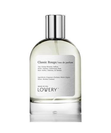LOVERY Classic Rouge Eau de Parfum Inspired by B.accarat R.ouge 540 Long Lasting Perfume for Women & Men Clean Fragrance Perfume Spray 100ml Perfumes for Women Birthday Gifts - USA Classic Rouge USA 3.4 Fl Oz (Pack of 1) - Buy Online on GoSupps.com