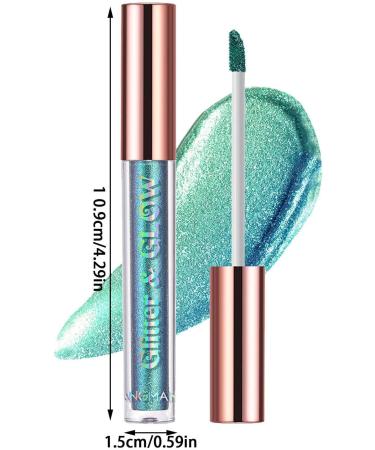 Liquid Chameleon Eyeshadow | Chameleon Liquid Eye Shadow | Liquid High-pigmented and Waterproof Long Lasting Quick-Drying Eyeshadow Holographic Eyeshadow Tmay 06# - Buy Online on GoSupps.com