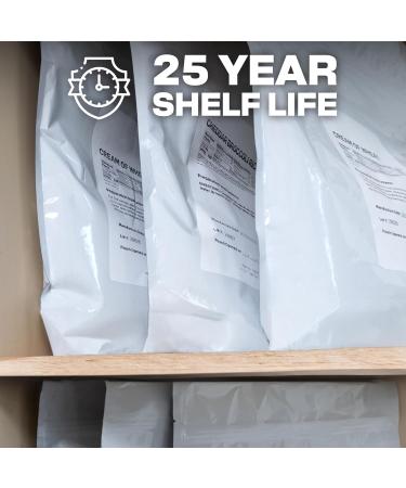 72HRS Emergency Food Supply Kit 2000 Cal/Day 25-Year Shelf Life Survival Food for Camping & Preparedness 200 Servings & 1-12 Month Packages - Buy Online on GoSupps.com