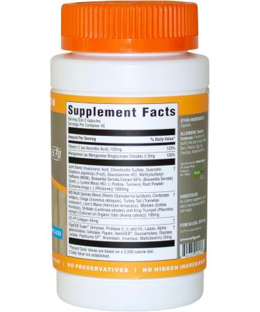 Buy Swiig The Joint Mender - Gluten-Free Supplement | No Yeast Corn Wheat Dairy Fish Soy Preservatives | 90 Capsules for Joint Health - Buy Online on GoSupps.com