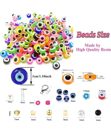 AIFNIY Evil Eye Bracelet Kit - 3045 PCS Beads & Charms for DIY Jewelry Making (Kit A) - Buy Online on GoSupps.com