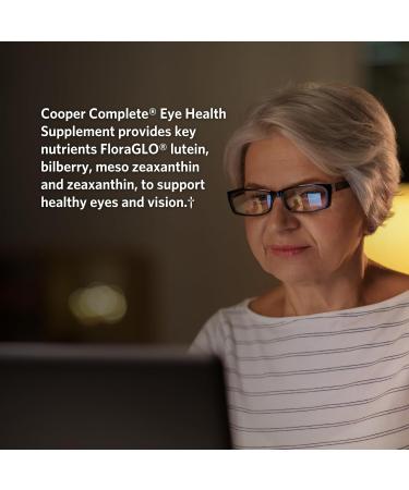Cooper Complete - Eye Health Supplement - Lutein, Meso Zeaxanthin, and Zeaxanthin, Vitamin C & E - 60 Day Supply Pack of 1 120 Count (Pack of 1) - Buy Online on GoSupps.com