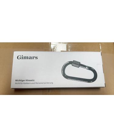 10 Pack Colorful Aluminum Carabiners with Screw Cap Gimars Key Riper Hooks for Camping Fishing Hiking & Traveling - Buy Online on GoSupps.com