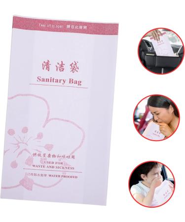 PLAFOPE Car Trash Bag 100pcs Disposable Seal Paper Garbage Bag 23x12.5cm - Buy Online on GoSupps.com