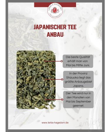  Lerbs & Hagedorn Black-Line Organic Kukicha Tea 250 g - Buy Online on GoSupps.com
