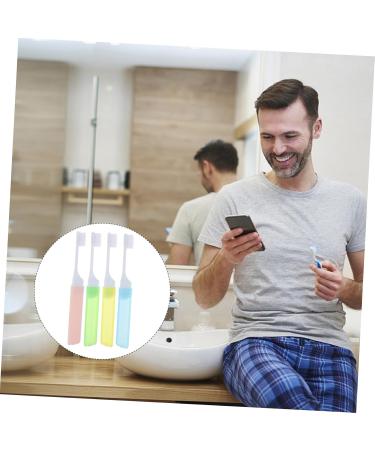 Mobestech 12th Trip Toothbrush Set - Gentle Cleaning Tool for Dental Hygiene | Foldable Travel Brush for Braces | Nylon Tooth Brushes - Buy Online on GoSupps.com