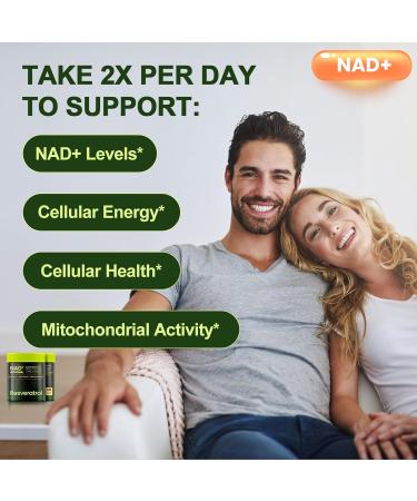 Cohbskj NMNH Supplement Alternative NAD Nicotinamide Riboside Resveratrol Liposomal NAD + Resveratrol 30-Day Supply High Purity NAD Supplement for Energy & Healthy Aging 60 Capsules - Buy Online on GoSupps.com