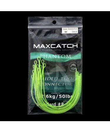 Maximumcatch Braided Loop Connector - 10 Pack | Fly Fishing Loop Connectors in Orange Clear Yellow | 30lb & 50lb Options - Buy Online on GoSupps.com