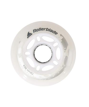 Rollerblade Moonbeam 72mm Wheels, 4 Pack
